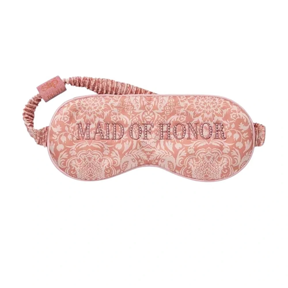 NEW! Slip Maid of Honor Silk Sleep Mask
